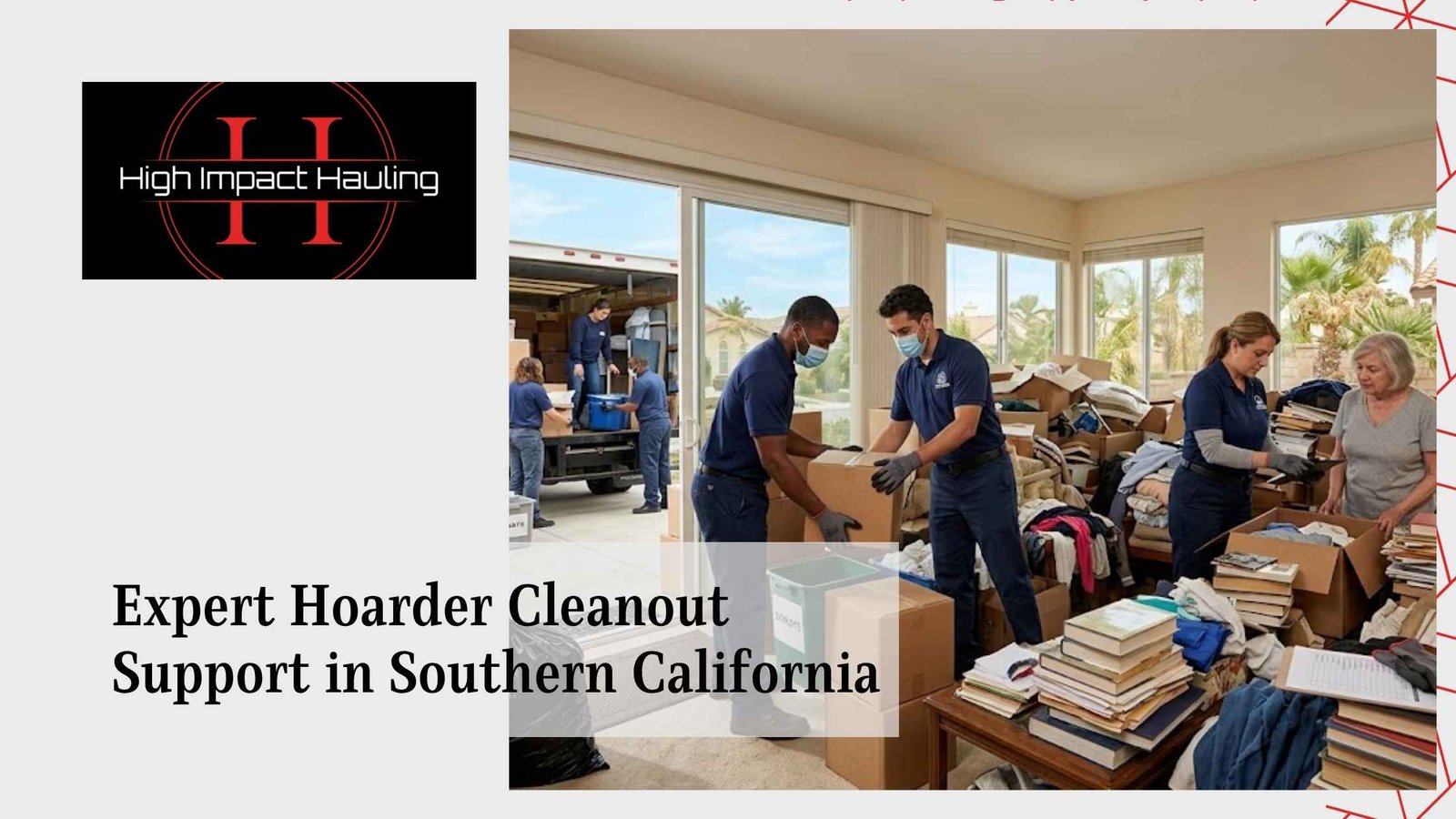 Expert Hoarder Cleanout Support in Southern California