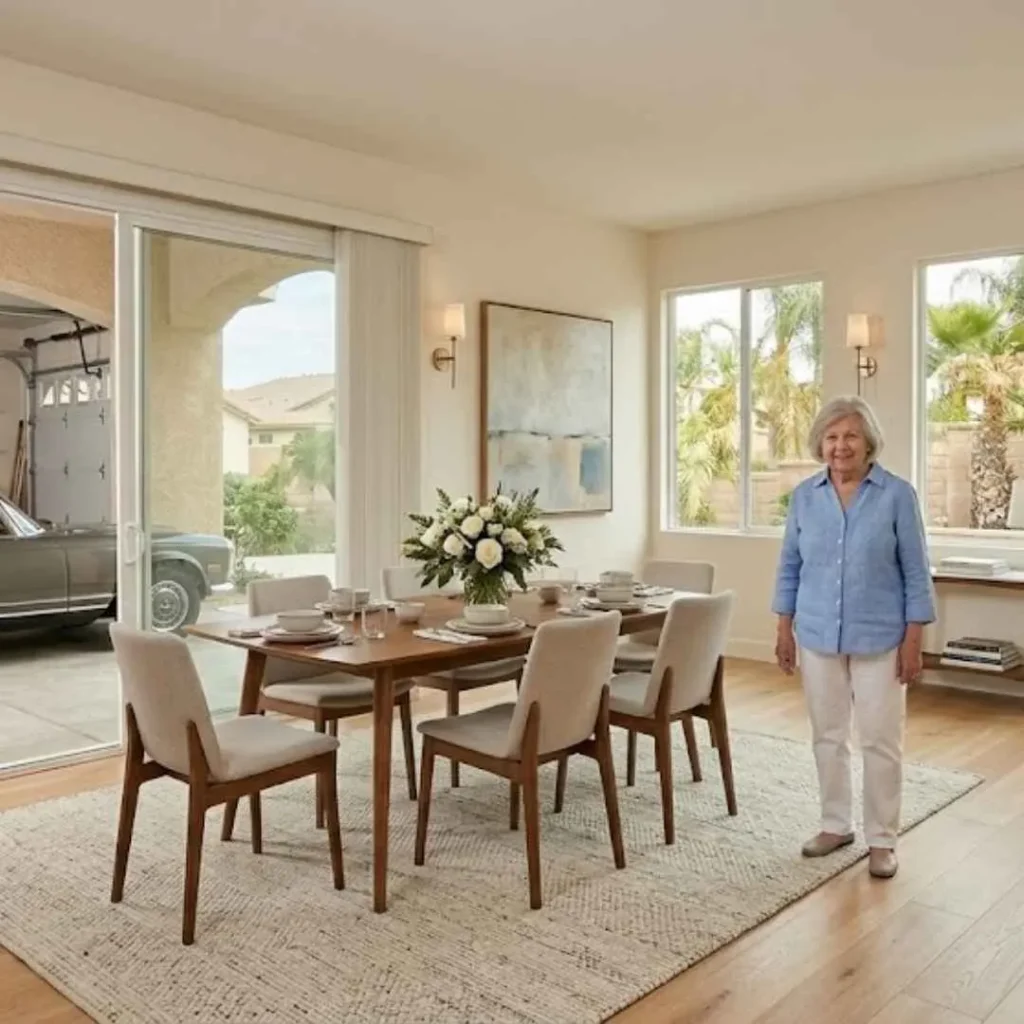 fully restored clean living space