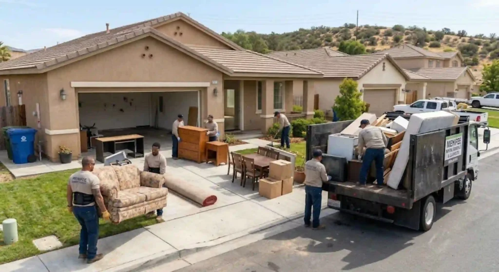 Professional rental property cleanout service in Menifee.